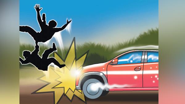 thar driver hits two sisters in chandigarh
