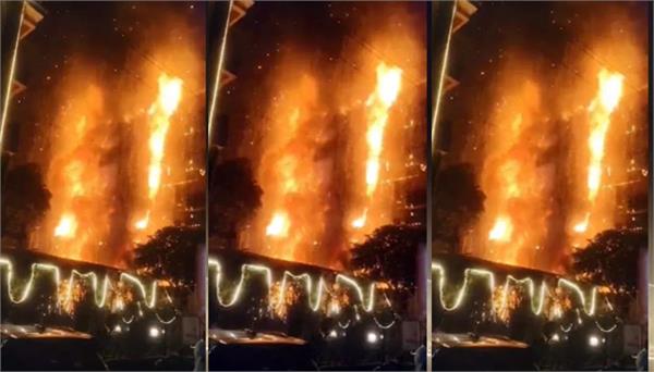 fire in 5 storey building