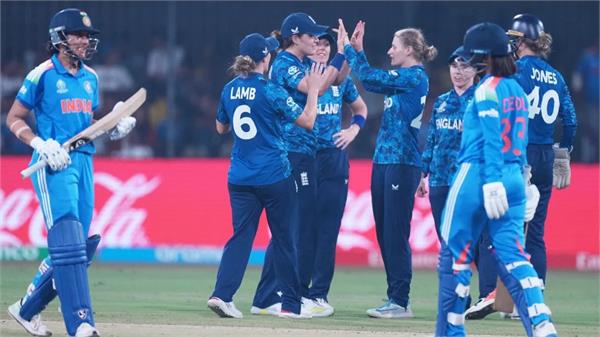women  s world cup  india  s third consecutive defeat  england