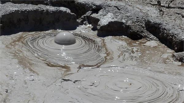 india  s only mud volcano in andaman reactivates