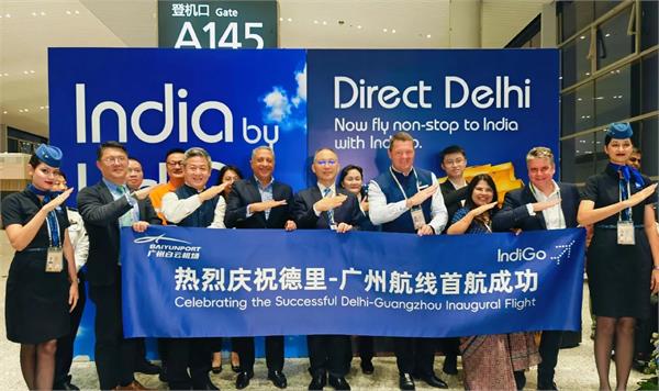 indigo launches daily direct flights between delhi and guangzhou