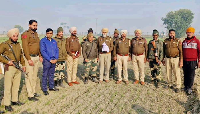 ਸਰਹੱਦ ਨੇੜਿਓਂ ਅੱਧਾ ਕਿਲੋ ਹੈਰੋਇਨ ਬਰਾਮਦ