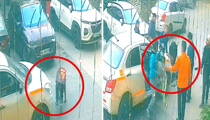 ਨੋਇਡਾ ਦੀ ਸੋਸਾਇਟੀ ''ਚ ਕੈਬ ਨੇ ਵਿਦਿਆਰਥੀ ਨੂੰ ਦਰੜਿਆ, CCTV ''ਚ ਦਿਖਿਆ ਖੌਫ਼ਨਾਕ ਮੰਜਰ