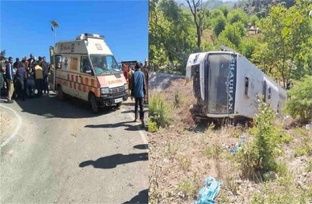 ਬ੍ਰੇਕ ਫੇਲ੍ਹ ਹੋਣ ਕਾਰਨ ਵਾਪਰਿਆ ਵੱਡਾ ਹਾਦਸਾ: ਡੂੰਘੀ ਖੱਡ ''ਚ ਡਿੱਗੀ ਬੱਸ, 5 ਸ਼ਰਧਾਲੂਆਂ ਦੀ ਦਰਦਨਾਕ ਮੌਤ