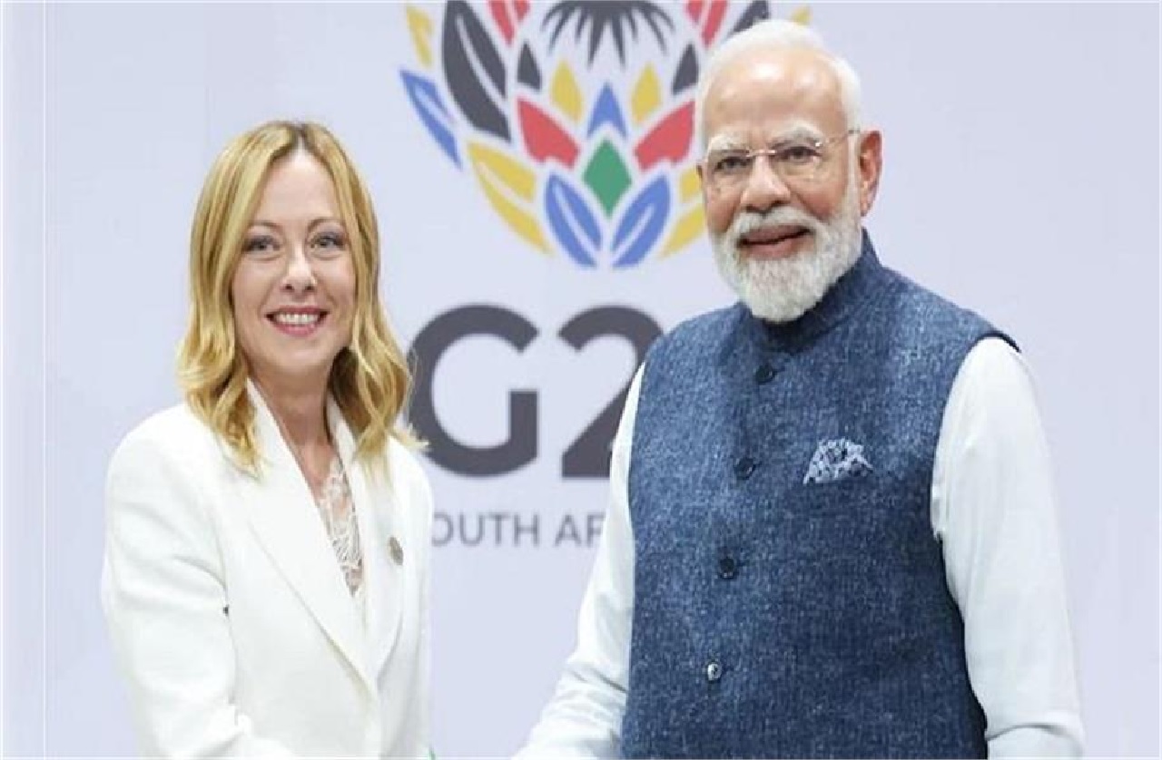 G-20 ਸੰਮੇਲਨ ''ਚ ਇਟਲੀ ਦੀ ਪੀਐੱਮ ਜੌਰਜੀਆ ਮੇਲੋਨੀ ਨਾਲ ਮਿਲੇ PM ਮੋਦੀ, ਜਾਣੋ ਕਿਹੜੇ ਮੁੱਦਿਆਂ ''ਤੇ ਹੋਈ ਗੱਲਬਾਤ