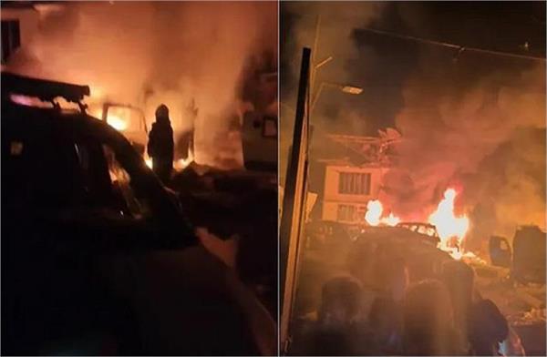 srinagar blast  massive explosion inside nowgam police station