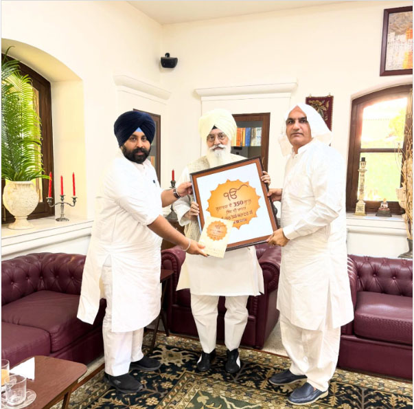 ਪੰਜਾਬ ਸਰਕਾਰ ਵੱਲੋਂ ਗੁਰੂ ਤੇਗ਼ ਬਹਾਦਰ ਜੀ ਦੇ 350ਵੇਂ ਪੁਰਬ ਲਈ ਬਾਬਾ ਗੁਰਿੰਦਰ ਸਿੰਘ ਢਿੱਲੋਂ ਨੂੰ ਸੱਦਾ