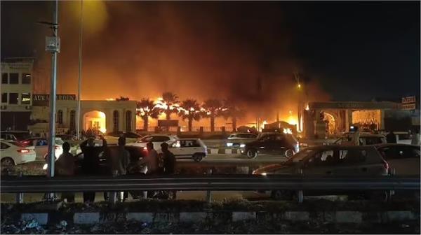 fire in banquet hall