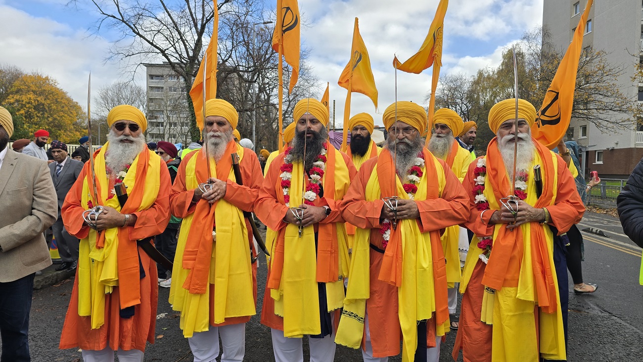 ਗਲਾਸਗੋ: ਸ੍ਰੀ ਗੁਰੂ ਗ੍ਰੰਥ ਸਾਹਿਬ ਗੁਰੂਘਰ ਨੇ ਗੁਰਪੁਰਬ ਸਬੰਧੀ ਸਜਾਇਆ ਨਗਰ ਕੀਰਤਨ