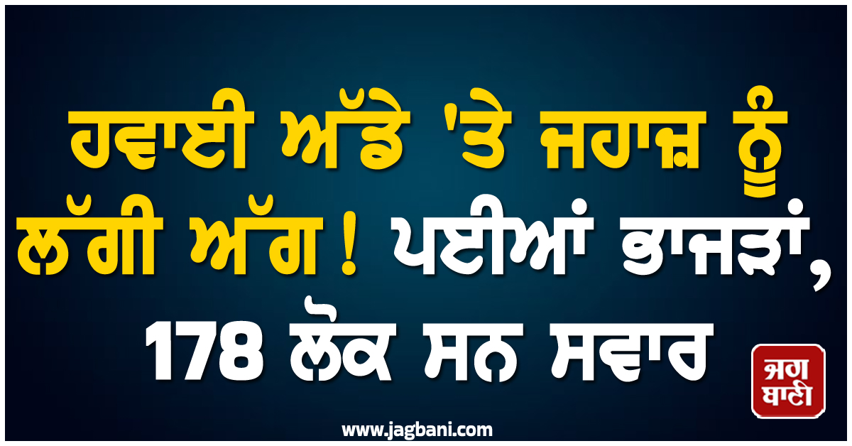 ਆਸਟ੍ਰੇਲੀਆ ਦੇ ਹਵਾਈ ਅੱਡੇ ''ਤੇ ਜਹਾਜ਼ ਨੂੰ ਲੱਗੀ ਅੱਗ! ਪਈਆਂ ਭਾਜੜਾਂ, 178 ਲੋਕ ਸਨ ਸਵਾਰ