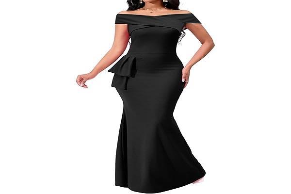 cut shoulder dress  young women