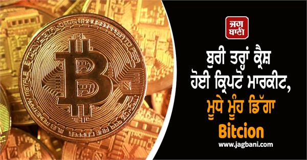 cryptocurrency market  crash  bitcoin  price