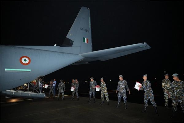 indian air force  aircraft  sri lanka  emergency relief materials