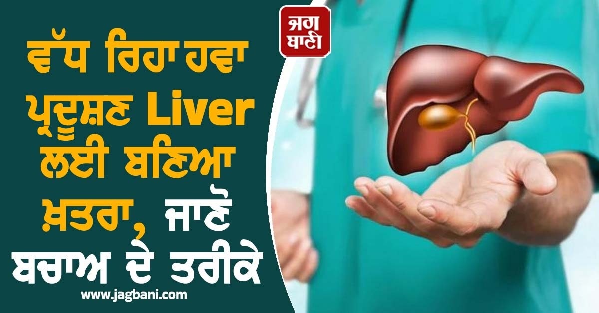 ਵੱਧ ਰਿਹਾ ਹਵਾ ਪ੍ਰਦੂਸ਼ਣ Liver ਲਈ ਬਣਿਆ ਖ਼ਤਰਾ, ਜਾਣੋ ਬਚਾਅ ਦੇ ਤਰੀਕੇ