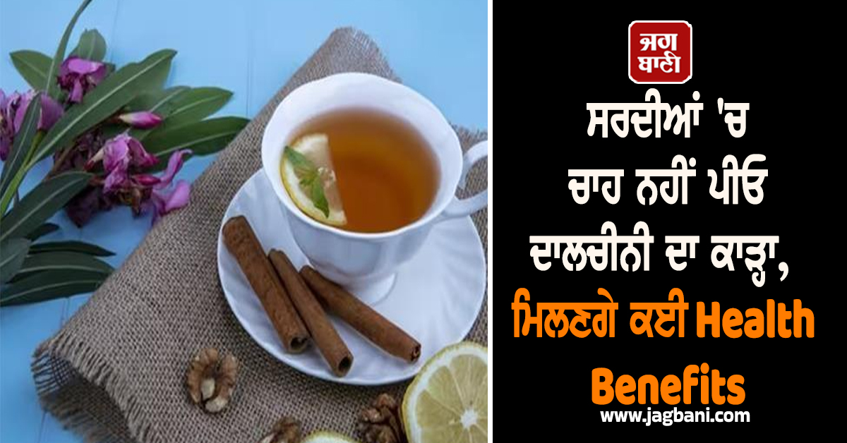 ਸਰਦੀਆਂ ''ਚ ਚਾਹ ਨਹੀਂ ਪੀਓ ਦਾਲਚੀਨੀ ਦਾ ਕਾੜ੍ਹਾ, ਮਿਲਣਗੇ ਕਈ Health Benefits
