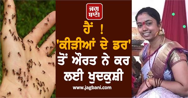 woman commits suicide over fear of ants