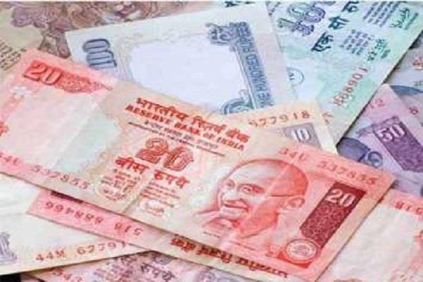 rupee falls by two paise against usd