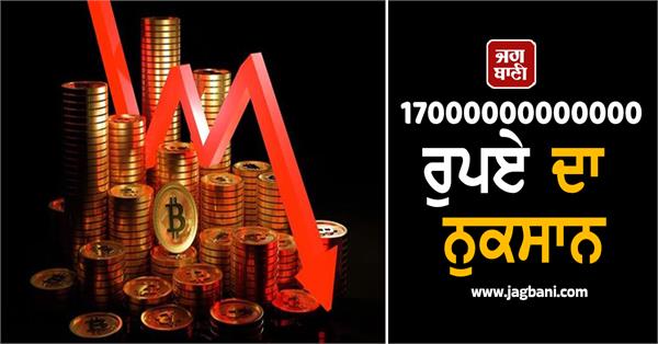 crypto market  rs 17000000000000 lost  investor loss
