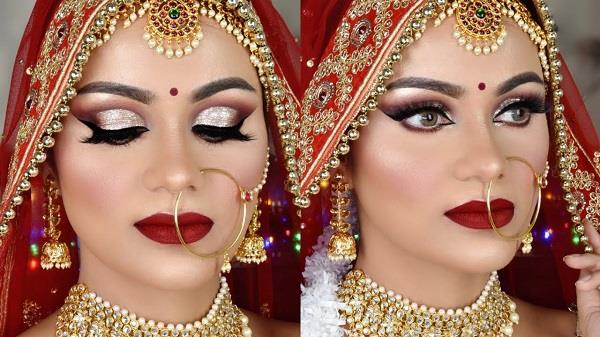 brightness of red color is highlighting women  s looks