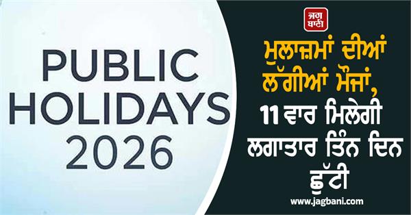 employees holidays punjab government