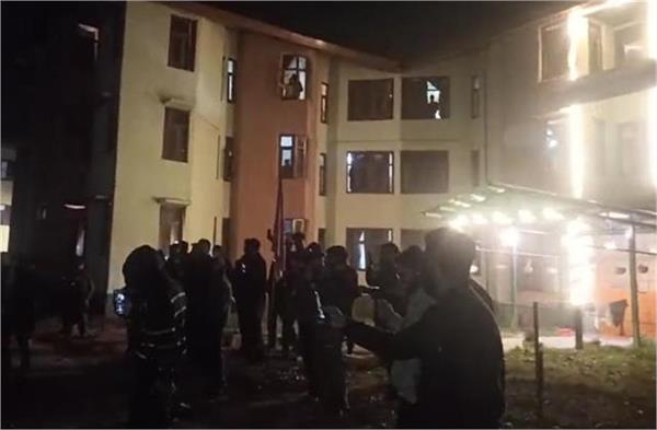 a stampede broke out in the girls   hostel