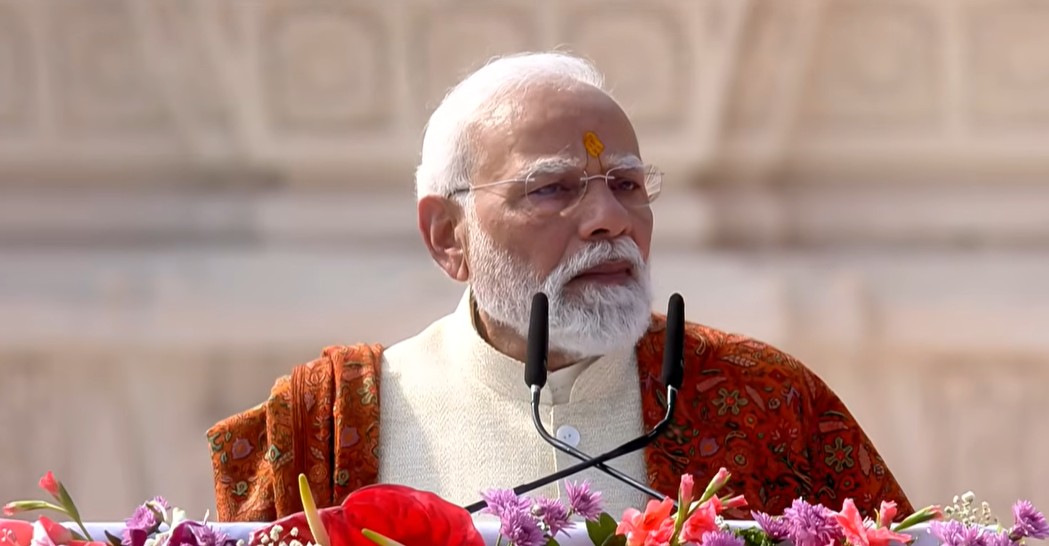 ''''ਸਦੀਆਂ ਦੇ ਜ਼ਖ਼ਮ ਭਰ ਰਹੇ ਹਨ'''', ਭਗਵਾ ਝੰਡਾ ਲਹਿਰਾਉਣ ਮਗਰੋਂ ਅਯੁੱਧਿਆ ''ਚ ਬੋਲੇ PM ਮੋਦੀ