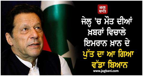 imran khan s son statement