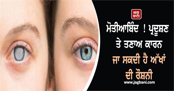 cataract  pollution  stress  eyes  light