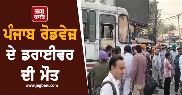 punjab roadways driver dies