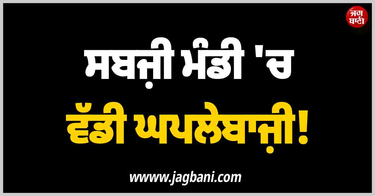 ਸਬਜ਼ੀ ਮੰਡੀ ''ਚ ਵੱਡੀ ਘਪਲੇਬਾਜ਼ੀ! ਇਕ ਦਰਜਨ ਫ਼ਰਮਾਂ ਦੇ ਵਹੀ ਖ਼ਾਤੇ ਜ਼ਬਤ