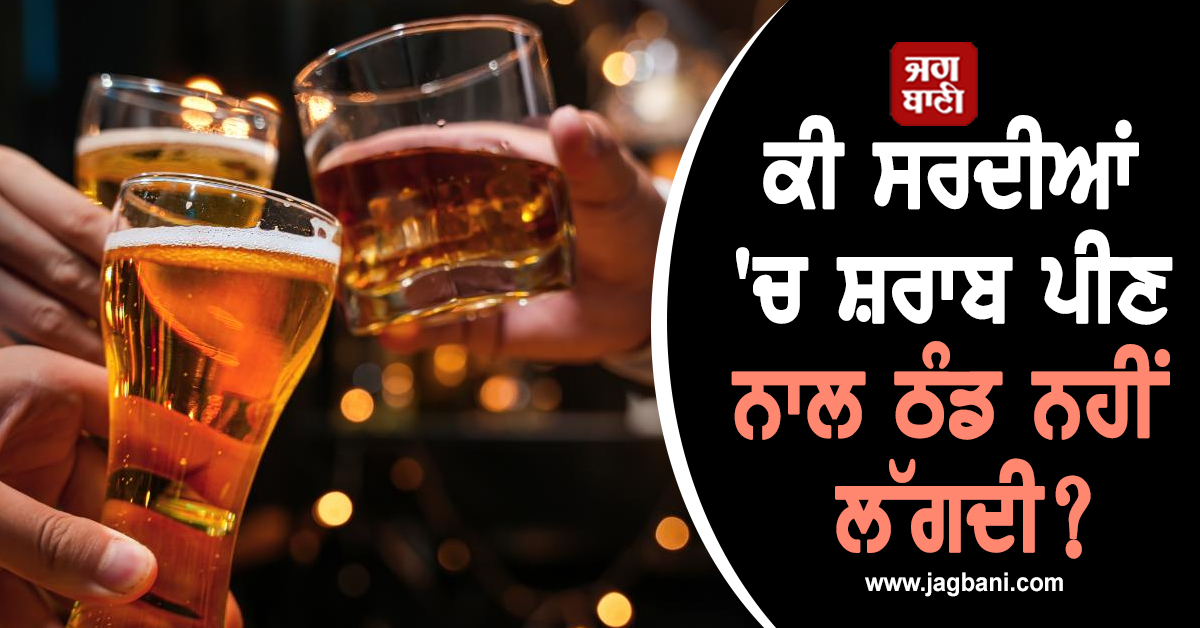 ਕੀ ਸਰਦੀਆਂ ''ਚ ਸ਼ਰਾਬ ਪੀਣ ਨਾਲ ਠੰਡ ਨਹੀਂ ਲੱਗਦੀ? ਮਾਹਿਰਾਂ ਨੇ ਦੱਸਿਆ ਹੈਰਾਨ ਕਰਦਾ ਸੱਚ