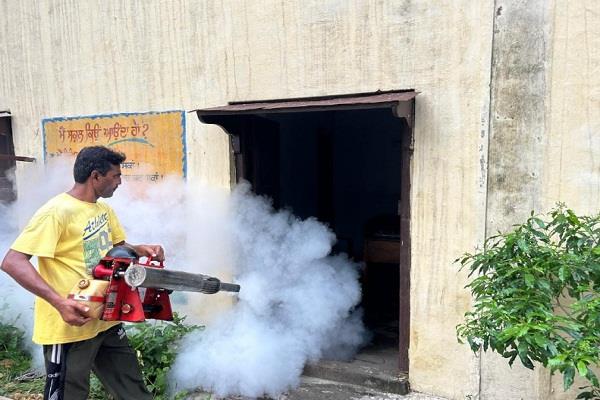 prevention from dengue through continuous fogging