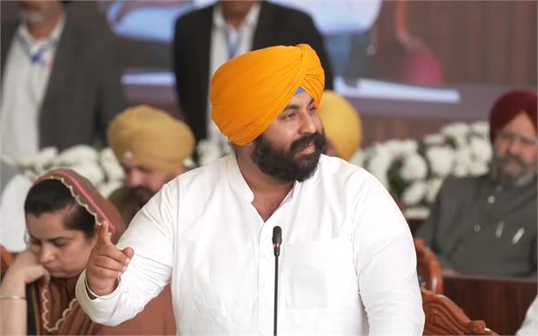 vidhan sabha session  sri anandpur sahib  harjot bains