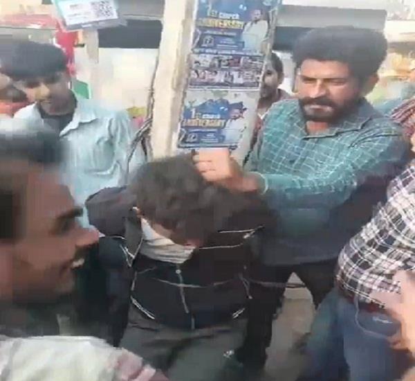 thief written on boy s forehead