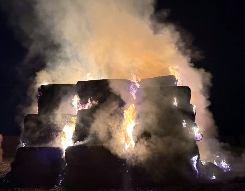 ਤਲਵੰਡੀ ਚੌਧਰੀਆਂ ਵਿਖੇ ਪਰਾਲੀ ਦੇ ਡੰਪਾਂ ਨੂੰ ਲੱਗੀ ਭਿਆਨਕ ਅੱਗ