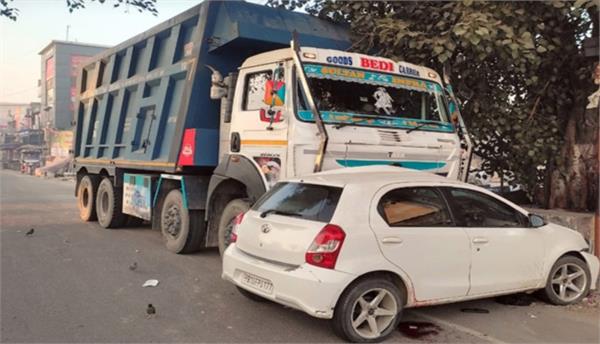 man dead on raod accident