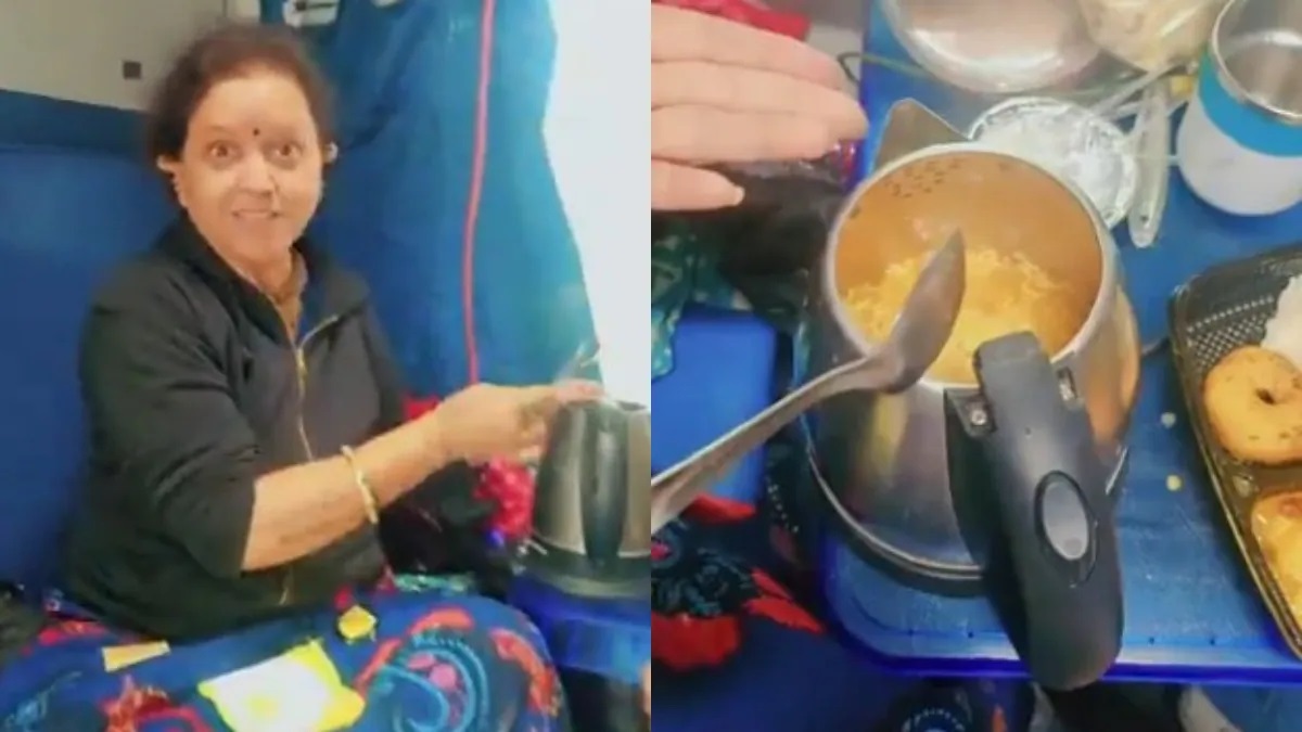 ਕਰ 'ਤਾ ਓਹੀ ਕੰਮ! ਟਰੇਨ ਦੇ AC ਕੋਚ 'ਚ ਔਰਤ ਨੇ ਬਣਾਈ ਮੈਗੀ, ਅੱਗੋ ਰੇਲ ਵਿਭਾਗ ਹੋ ਗਿਆ ਤੱਤਾ