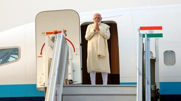 modi returns home after successful visit to bhutan