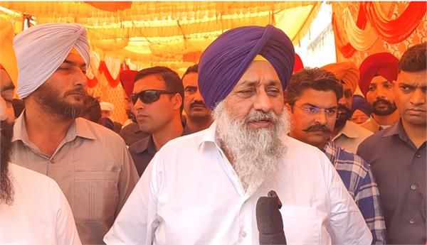 sukhbir badal statement on daily killings in punjab
