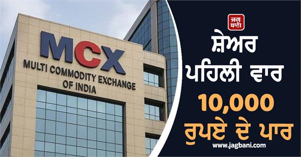 mcx shares rs 10 000   how far will the price go 