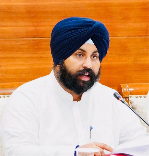 education minister  harjot singh bains  student