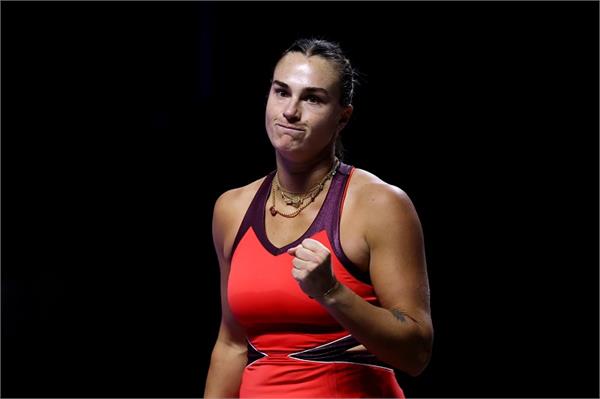 sabalenka beats pegula to record second wta finals win