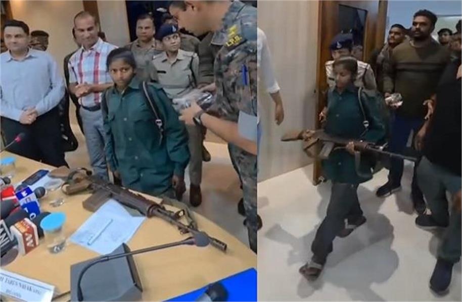 ਉਮਰ 22 ਤੇ ਸਿਰ ''ਤੇ ਇਨਾਮ 14 ਲੱਖ! ਸਿਰੰਡਰ ਕਰਨ ਆਈ ਮਹਿਲਾ ਨਕਸਲੀ ਨੂੰ ਦੇਖ ਹਰ ਕੋਈ ਰਹਿ ਗਿਆ ਹੈਰਾਨ