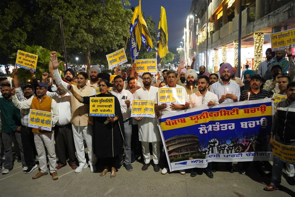 ਪੰਜਾਬ ਦੀ ਵਿਰਾਸਤ ''ਤੇ ਭਾਜਪਾ ਦਾ ਹਮਲਾ! AAP ਸਾਂਸਦ ਬੋਲੇ "ਪੰਜਾਬ ਨਹੀਂ ਦੱਬੇਗਾ"