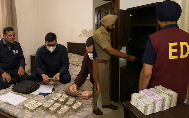 ਪੰਜਾਬ 'ਚ ED ਦੀ ਵੱਡੀ ਕਾਰਵਾਈ! 4 ਟਿਕਾਣਿਆਂ ‘ਤੇ ਛਾਪੇਮਾਰੀ ਕਰਕੇ ਬਰਾਮਦ ਕੀਤੀ ਲੱਖਾਂ ਦੀ ਨਕਦੀ