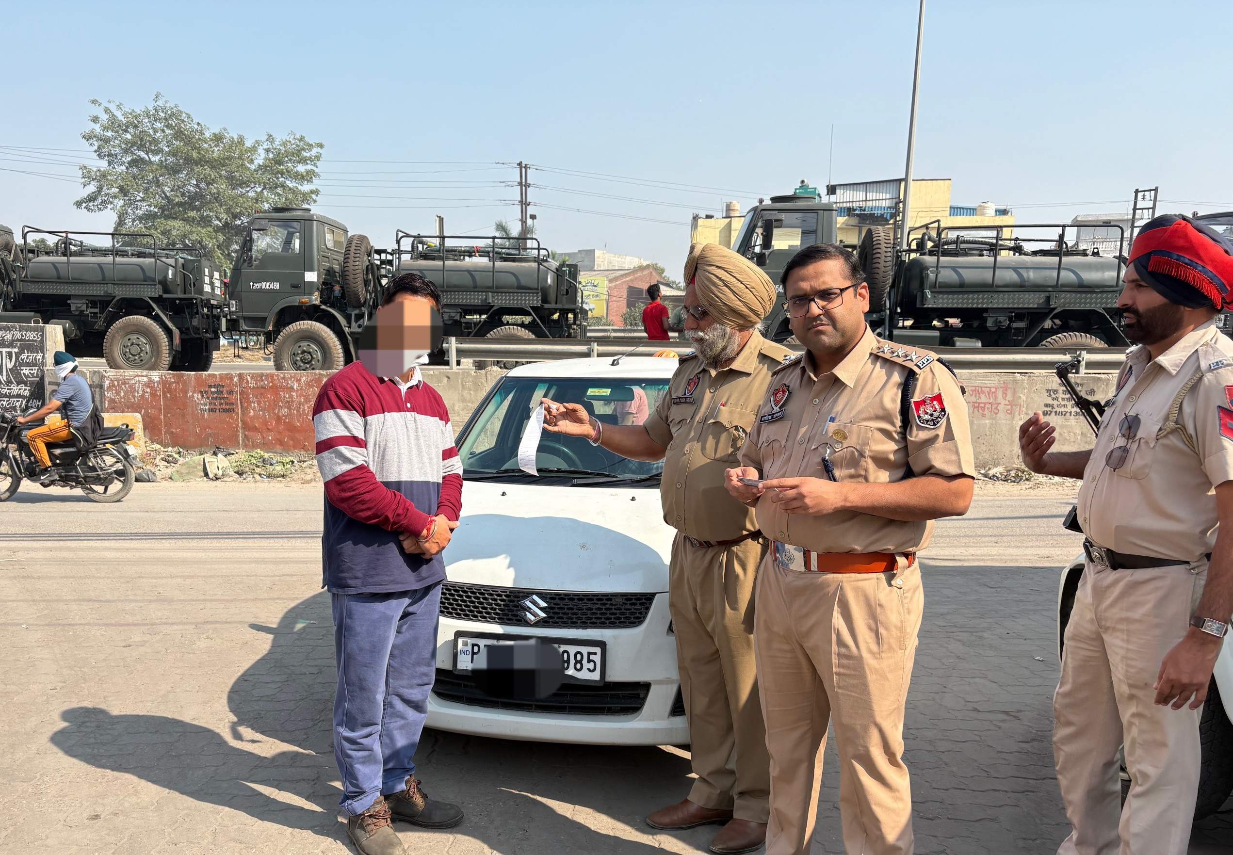 ਲੁਧਿਆਣਾ ''ਚ ਟ੍ਰੈਫ਼ਿਕ ਪੁਲਸ ਦਾ ਐਕਸ਼ਨ: ਕੱਟ ਦਿੱਤੇ 600 ਚਾਲਾਨ