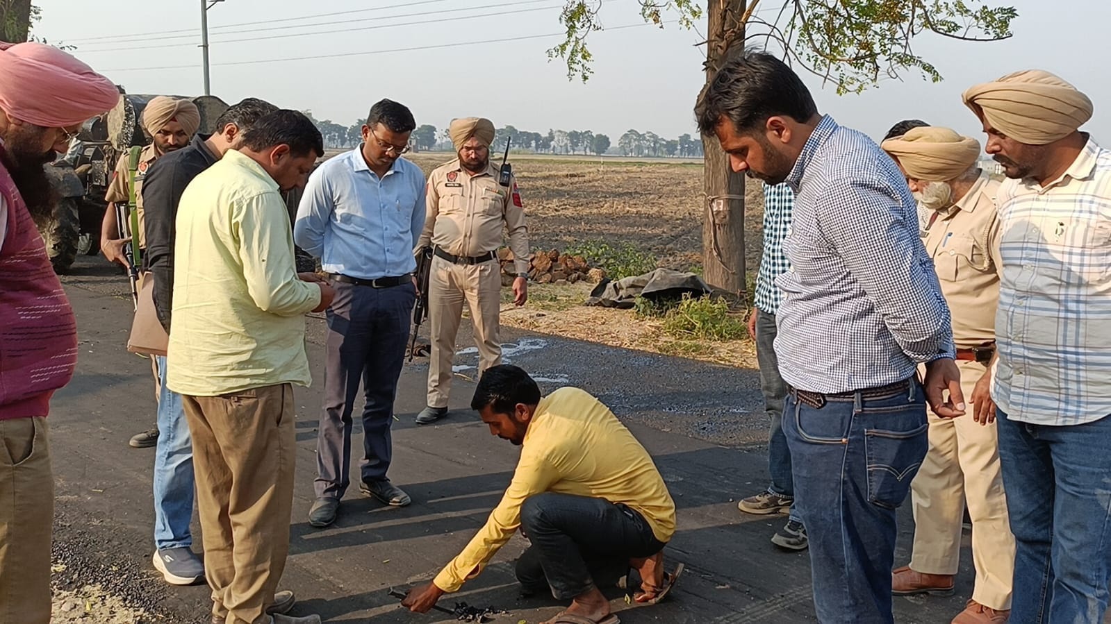 ਡੀ.ਸੀ. ਬਰਨਾਲਾ ਵੱਲੋਂ ਚੰਨਣਵਾਲ–ਗਹਿਲ–ਦੀਵਾਨਾ ਸੜਕ ਦੇ ਕੰਮ ਦੀ ਜਾਂਚ