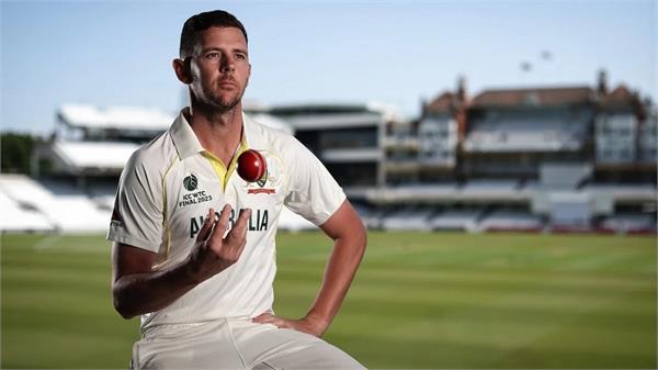 injured hazlewood ruled out of first ashes test