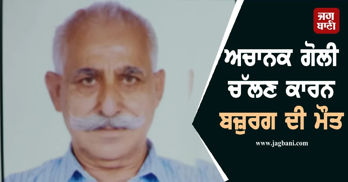ਜਲੰਧਰ : 12 ਬੋਰ ਰਾਈਫਲ ਸਾਫ ਕਰਦਿਆਂ ਅਚਾਨਕ ਚੱਲੀ ਗੋਲੀ, ਬਜ਼ੁਰਗ ਦੀ ਮੌਤ