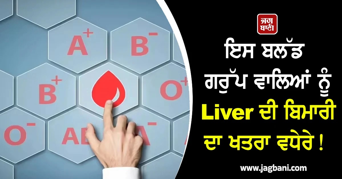 ਇਸ ਬਲੱਡ ਗਰੁੱਪ ਵਾਲਿਆਂ ਨੂੰ Liver ਦੀ ਬਿਮਾਰੀ ਦਾ ਖਤਰਾ ਵਧੇਰੇ! ਰਿਸਰਚ 'ਚ ਖੁਲਾਸਾ